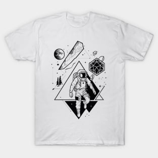 Monochrom Galaxy T-Shirt